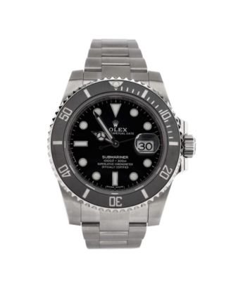 Pre-Owned Rolex - Oyster Perpetual Submariner Date Automatic Watch in Stainless Steel and Cerachrom 40mm