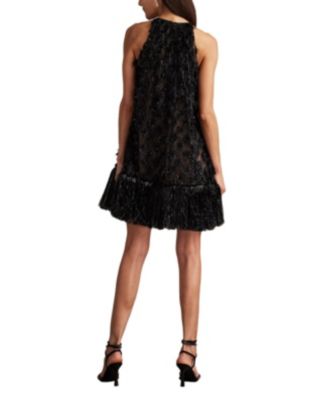 Prima Sequin Tulle Trapeze Mini Dress