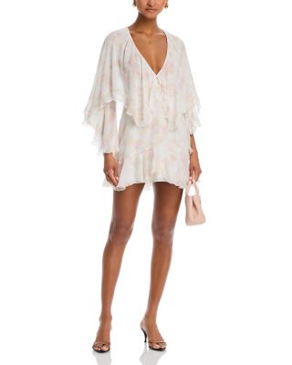 Avaline Floral Ruffle Layered Dress