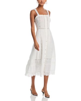 lace bohemian dress A line Sweetheart Lace Appliques Long Sleeves Boho Wedding Dress with Slit QW2094 US16 / Ivory