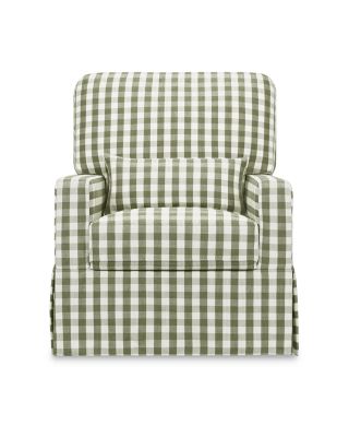 Crawford Pillowback Comfort Swivel Glider