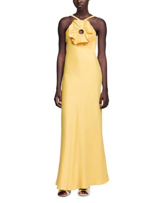 slim fit dress slacks Sandro Dress - Tangerine, AU/UK 12 main image 0