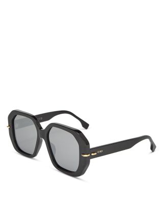 Fendi - Selleria Square Sunglasses, 54mm