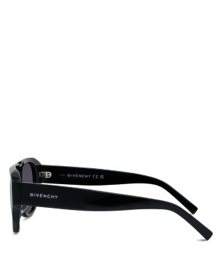 GV Day Black Geometric Sunglasses, 55mm 