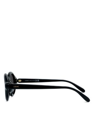 Slim Round Sunglasses, 48mm