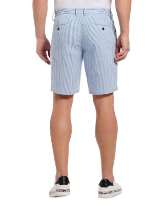 Fornillo Seersucker Relaxed Fit 8" Shorts