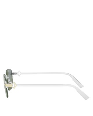 CD Diamond S11U Rectangle Sunglasses, 54mm