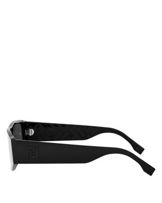 FF Squared Geometric Shield Sunglasses, 133mm
