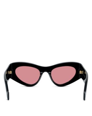 Signature Black Cat Eye Sunglasses, 62mm