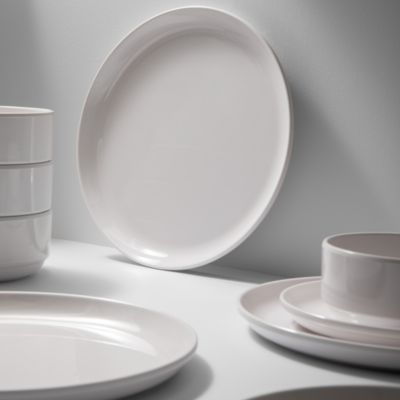 Marbella Melamine Stackable Dinner Plate, Set of 4