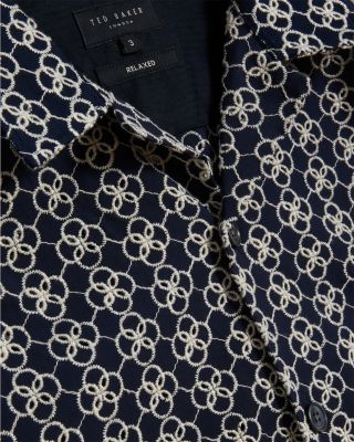 Finlays Relaxed Fit Embroidered Shirt