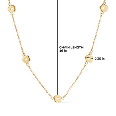 Flower Station Necklace - Rowena Necklace