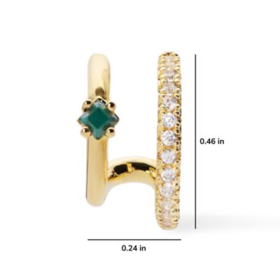 Double Hoop Earrings - Percy