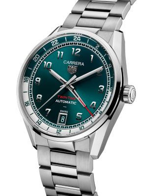 Carrera Twin-Time Automatic Watch, 41mm