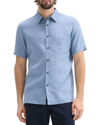 Irving Short-Sleeve Shirt in Relaxed Linen