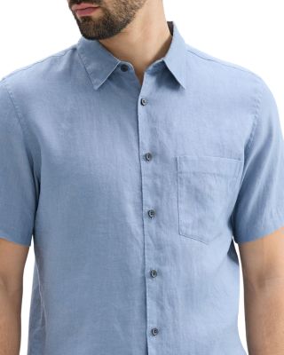 Irving Short-Sleeve Shirt in Relaxed Linen