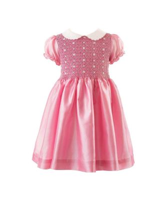 Girls' Taffeta Smocked Dress - Little Kid, Big Kid
