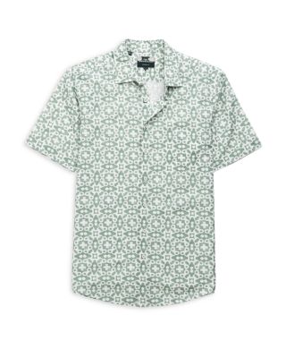 Palliser Bay Regular Fit Short Sleeve Linen Shirt 