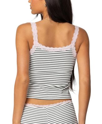 Sofi Striped Ribbed Tank Top