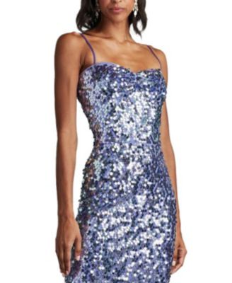 Mikala Sequin Corset Back Midi Dress