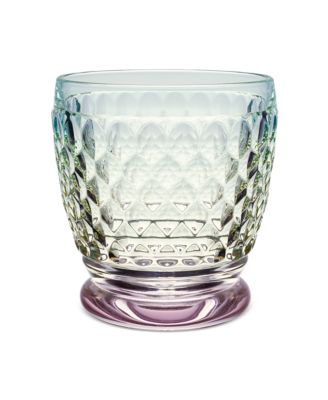 Boston Pearl Crystal Double Old Fashioned Glass