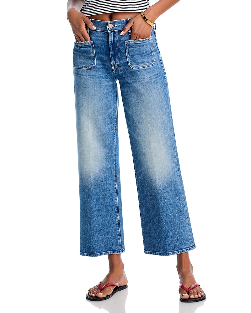 Mother Patch Pocket Maven Ankle Jeans in Avant Gardener