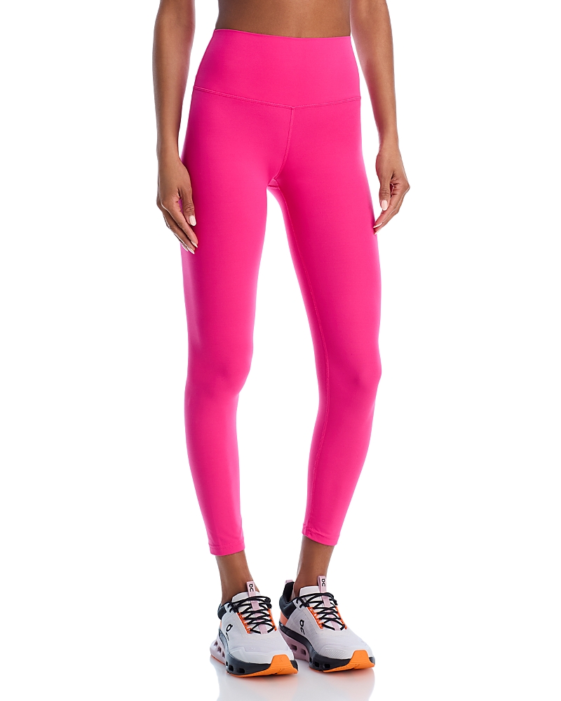 Splits59 Sprint Rigor High Waist Ankle Leggings In Pink