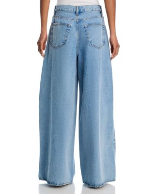 The Drape High Rise Extra Wide Leg Jeans in Sweetheart