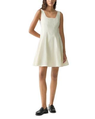 Sleeveless Poplin Mini Dress