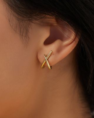 Gold Stud Earrings - Sloane