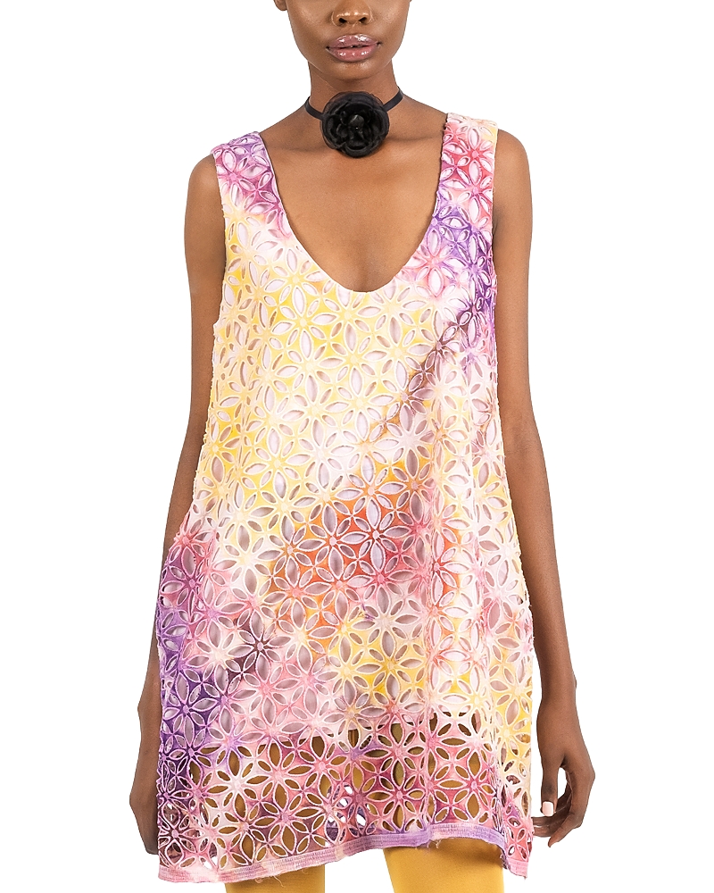 Busayo Fadeyi Lace Mini Dress In Multicolored