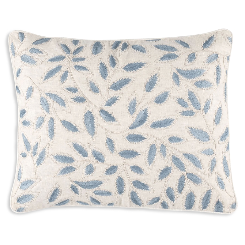 Annie Selke Amelia Embroidered Decorative Pillow Cover In Ivory