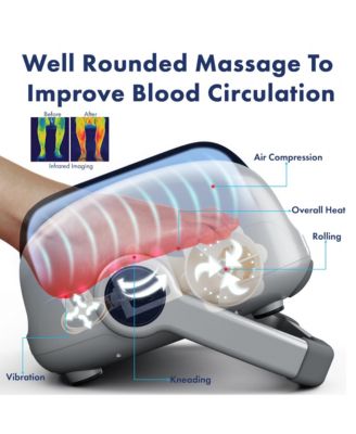 Shiatsu Foot, Calf, and Ankle Massager with Heat