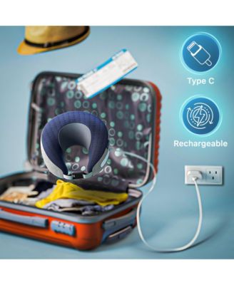 Snug Neck Massage Pillow with Memory Foam & Heat