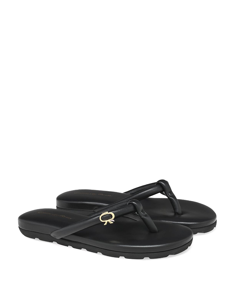 Gianvito Rossi Women's Fiji Thong Sandal In Black