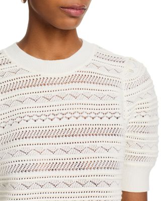 Crochet Pointelle Sweater - Exclusive