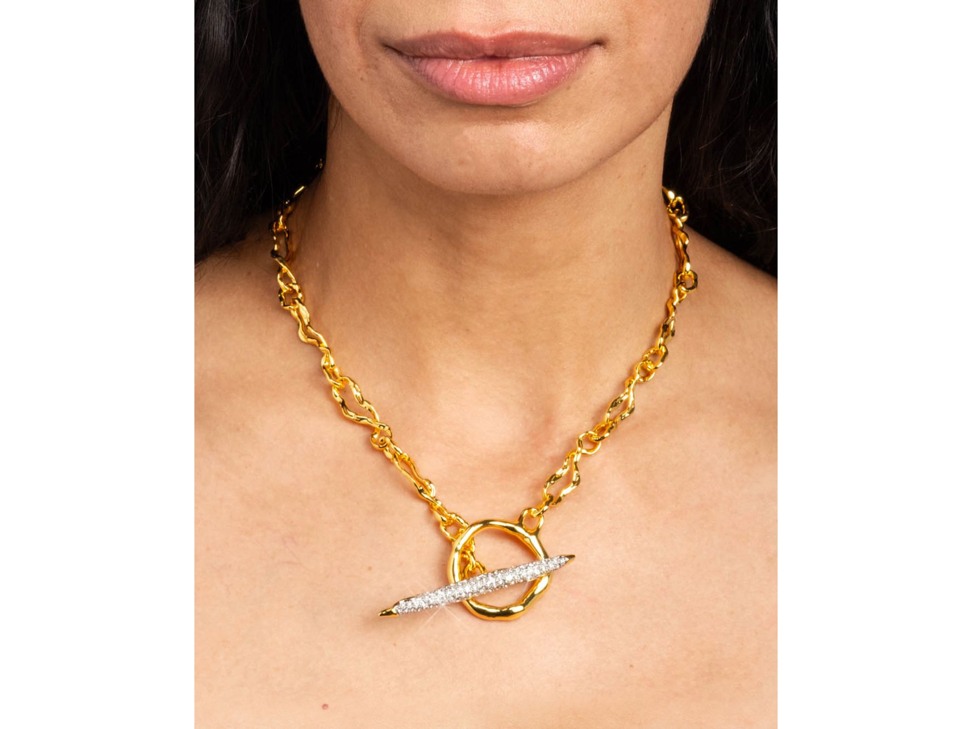 Solanelas Crystal Toggle Necklace — Image 5