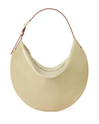 【関税込み】Tory Burch ブルー Balloon エナメル バッグ Tory Burch Patent Leather Balloon Bag | Bloomingdale's