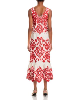 Liliana Appliqu&eacute; Maxi Dress