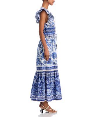 Shell Garden Maxi Dress