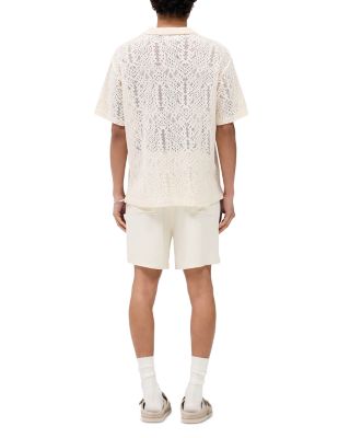 Crochet Regular Fit Camp Shirt