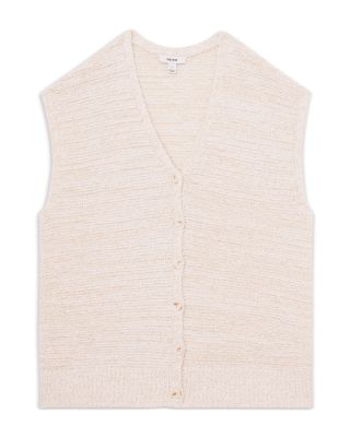 Lily Button Front Knit Vest