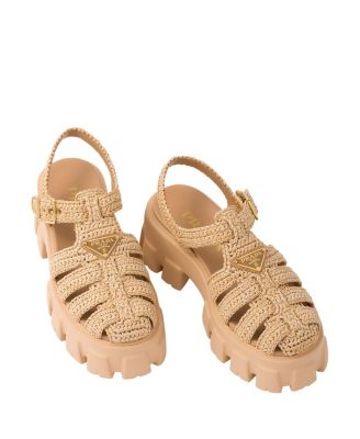 Women's Monolith Crochet Cage Sandals