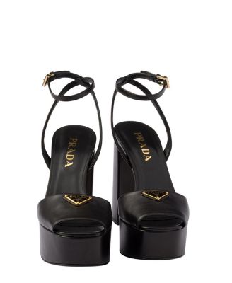 Women's Nappa Leather Platform Sandals