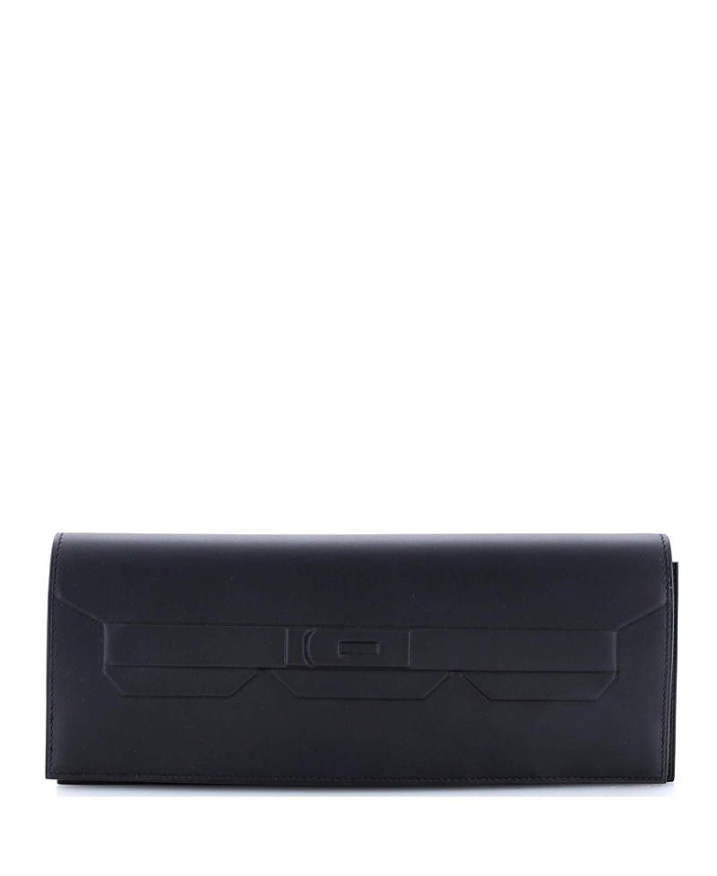 PRE-OWNED HERMES PRE-OWNED HERMES LONG SHADOW CLUTCH SWIFT