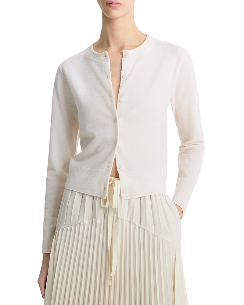 Shop Vince Tipped Half Moon Cardigan