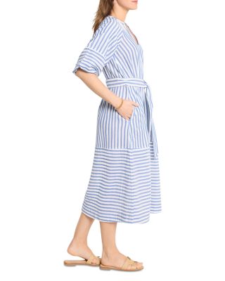 Double Gauze Mixed Stripe Dress
