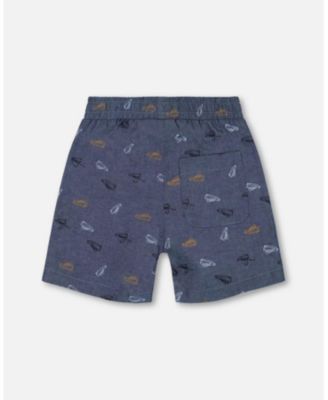 Boys' Printed Chambray Short - Little Kid