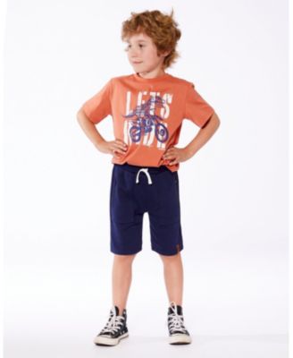 Boys' French Terry Zip Pocket Shorts - Little Kid
