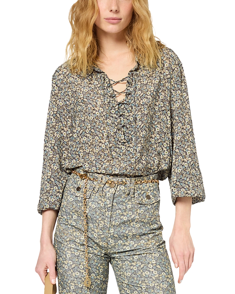 GERARD DAREL ULENI FLORAL BLOUSE